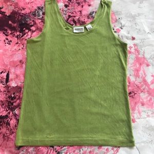Chico’s Travelers Lime Green Tank